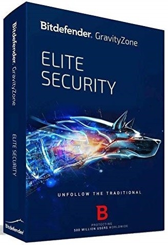 Bitdefender GravityZone Elite Security, 6-10 users, 1 year (Price is per user)