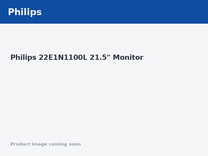 Philips 22E1N1100L 21.5" Monitor
