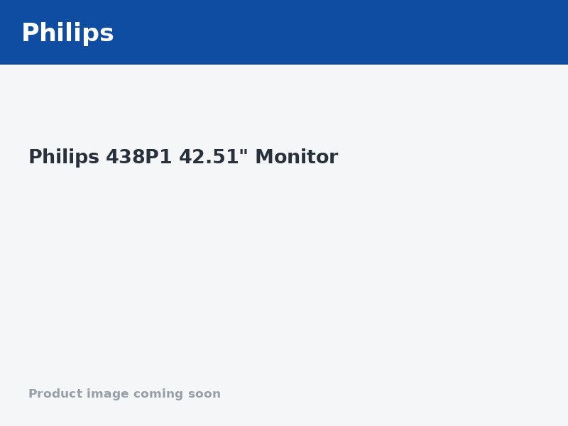 Philips 438P1 42.51" Monitor