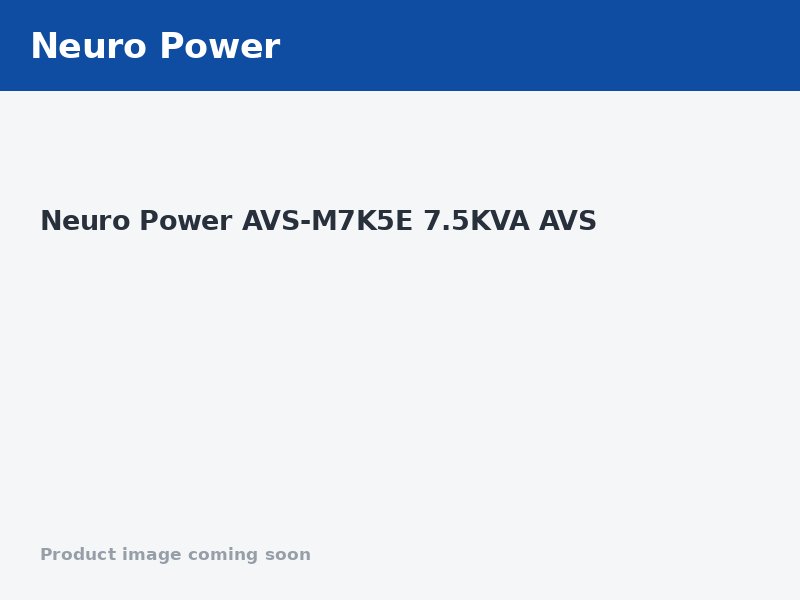 Neuro Power AVS-M7K5E 7.5KVA AVS