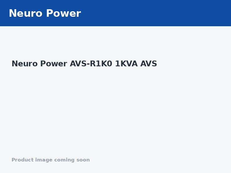 Neuro Power AVS-R1K0 1KVA AVS