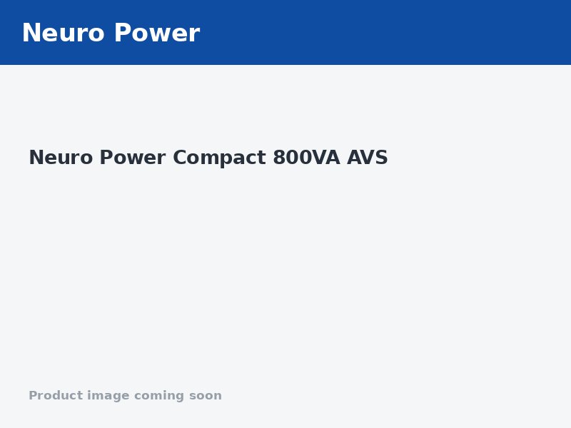 Neuro Power Compact 800VA AVS