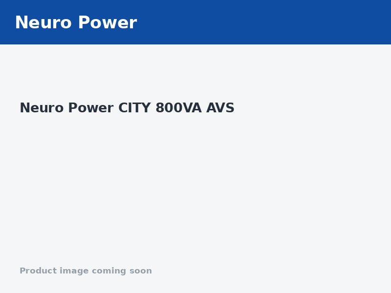 Neuro Power CITY 800VA AVS
