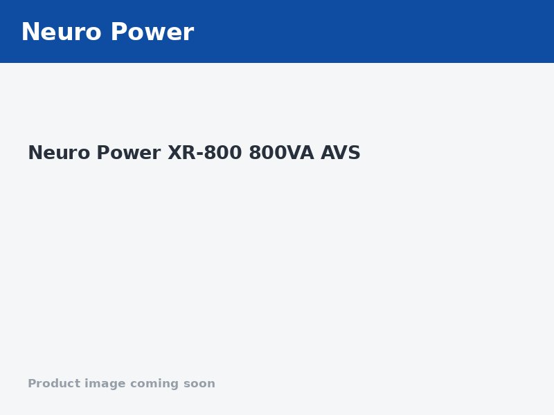 Neuro Power XR-800 800VA AVS
