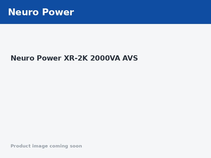 Neuro Power XR-2K 2000VA AVS