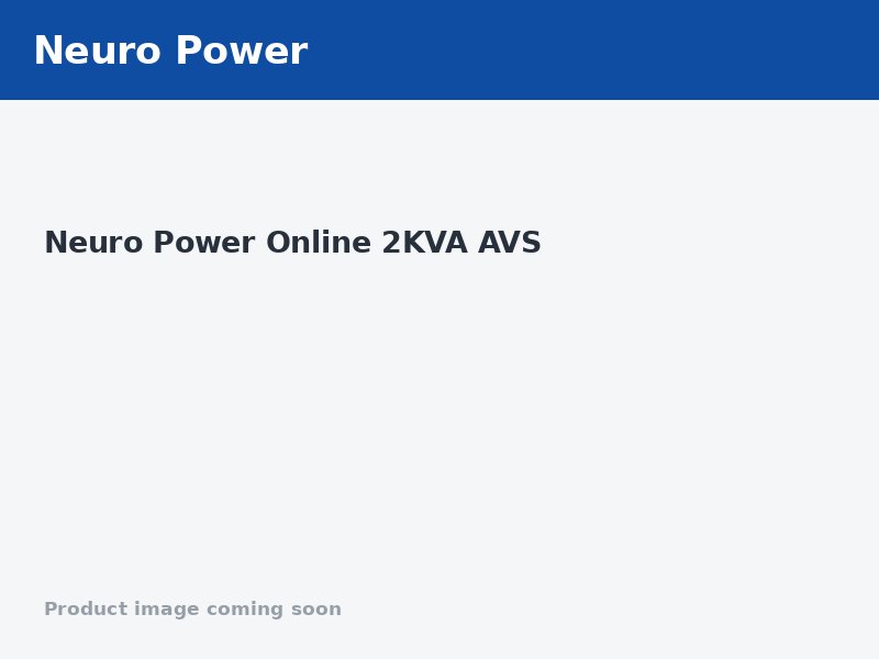 Neuro Power Online 2KVA AVS