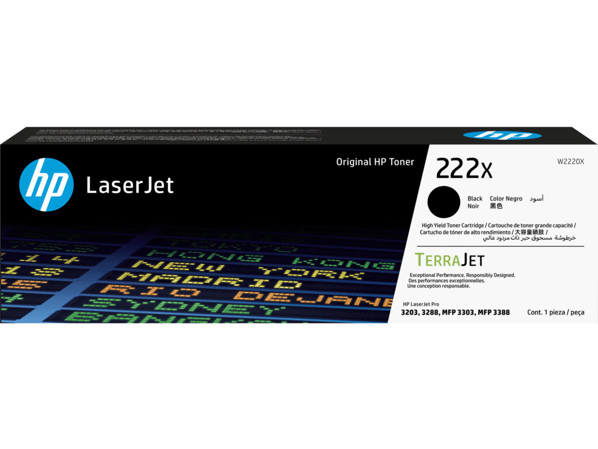 HP 222X Blk LaserJet Toner Cartridge