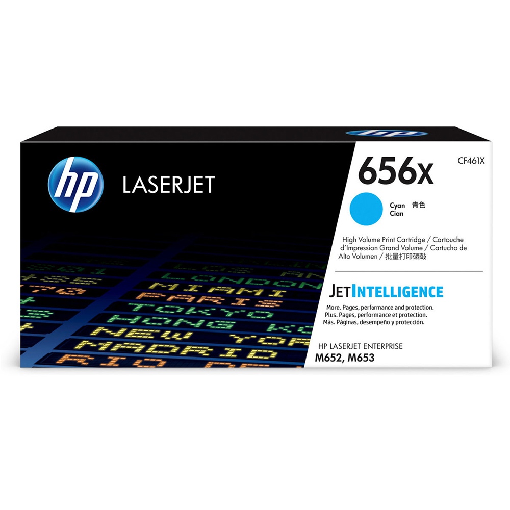 HP 656X Cyan Original LaserJet Toner Cartridge
