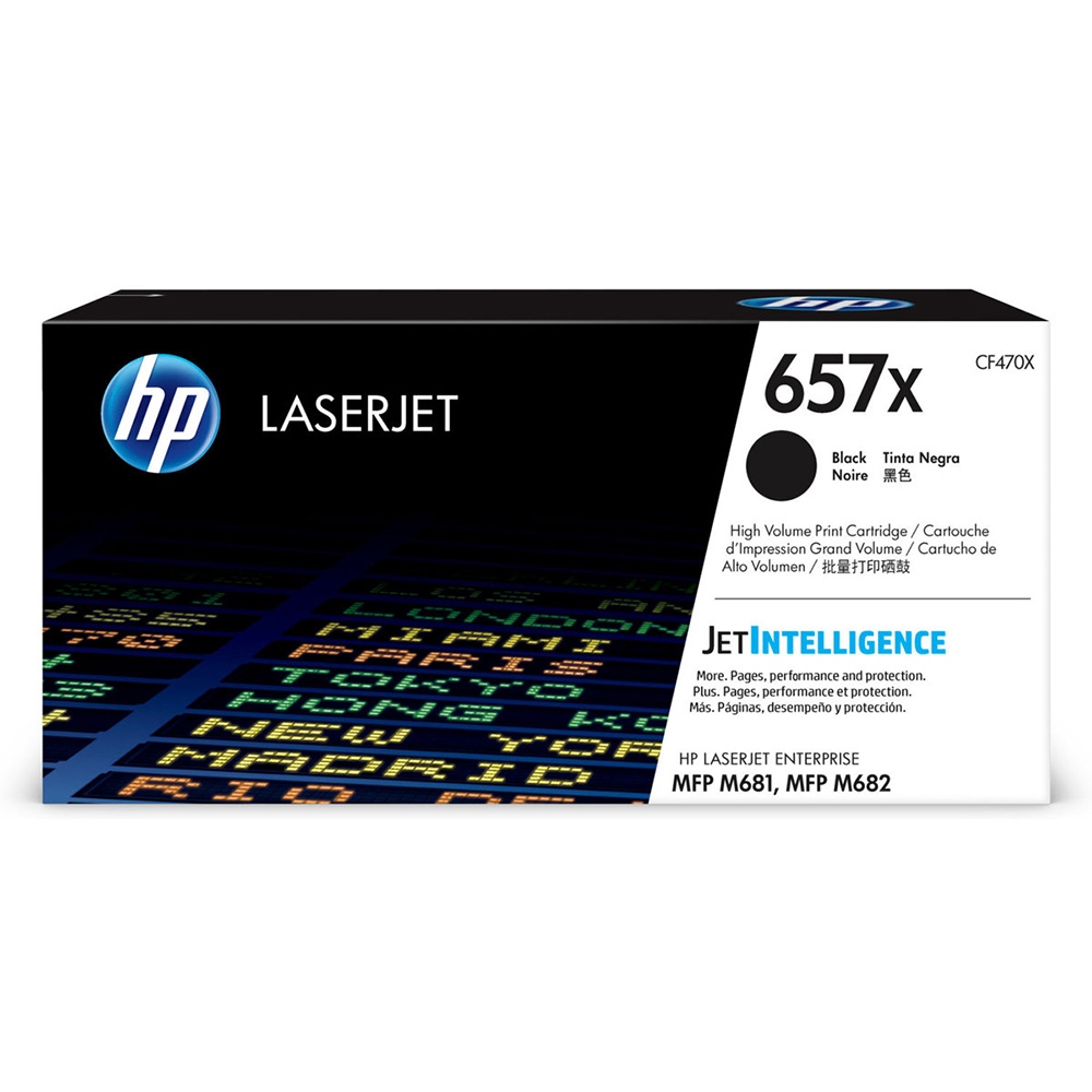 HP 657X Black Original LaserJet Toner Cartridge