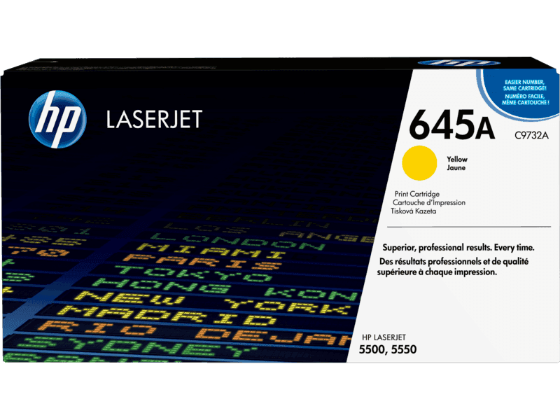 HP C9732AC Ylw Contr LJ Toner Cartridge