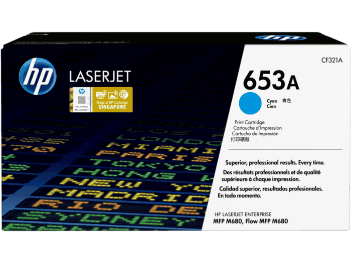 HP 653A Cyn Contract LJ Toner Cartridge