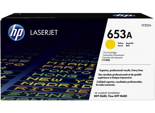 HP 653A Ylw Contract LJ Toner Cartridge