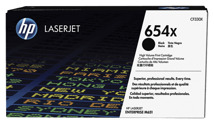 HP 654X Blk Contract LJ Toner Cartridge
