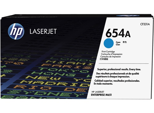 HP 654A Cyn Contract LJ Toner Cartridge