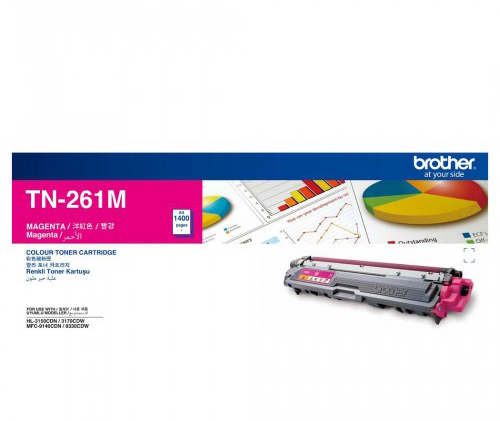 Brother TN-261M Toner Cartridge - Colour Laser