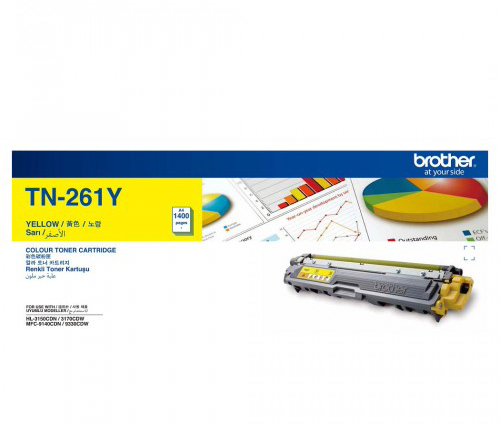 Brother TN-261Y Toner Cartridge - Colour Laser