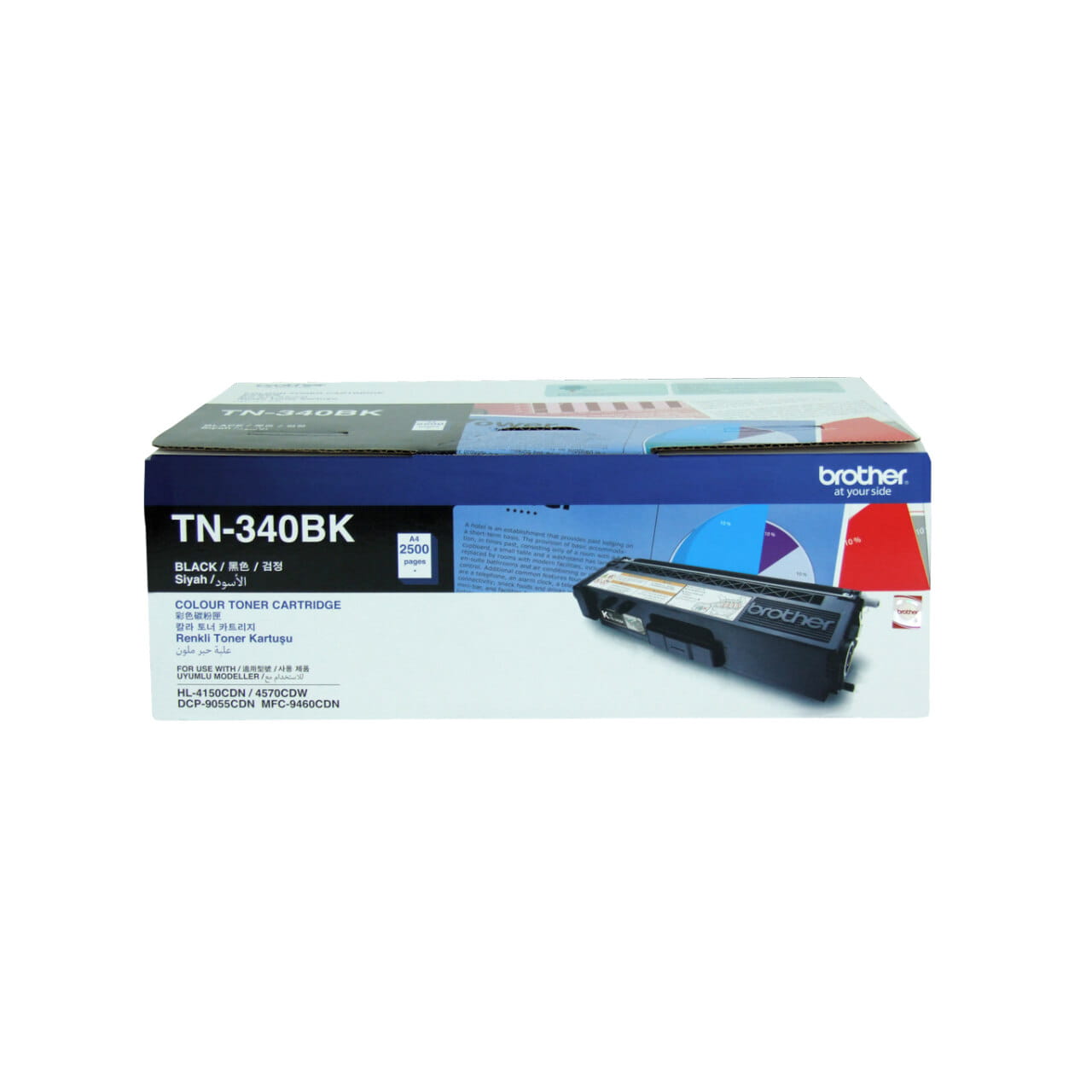Kartrid Toner Brother TN-340BK - Laser Warna