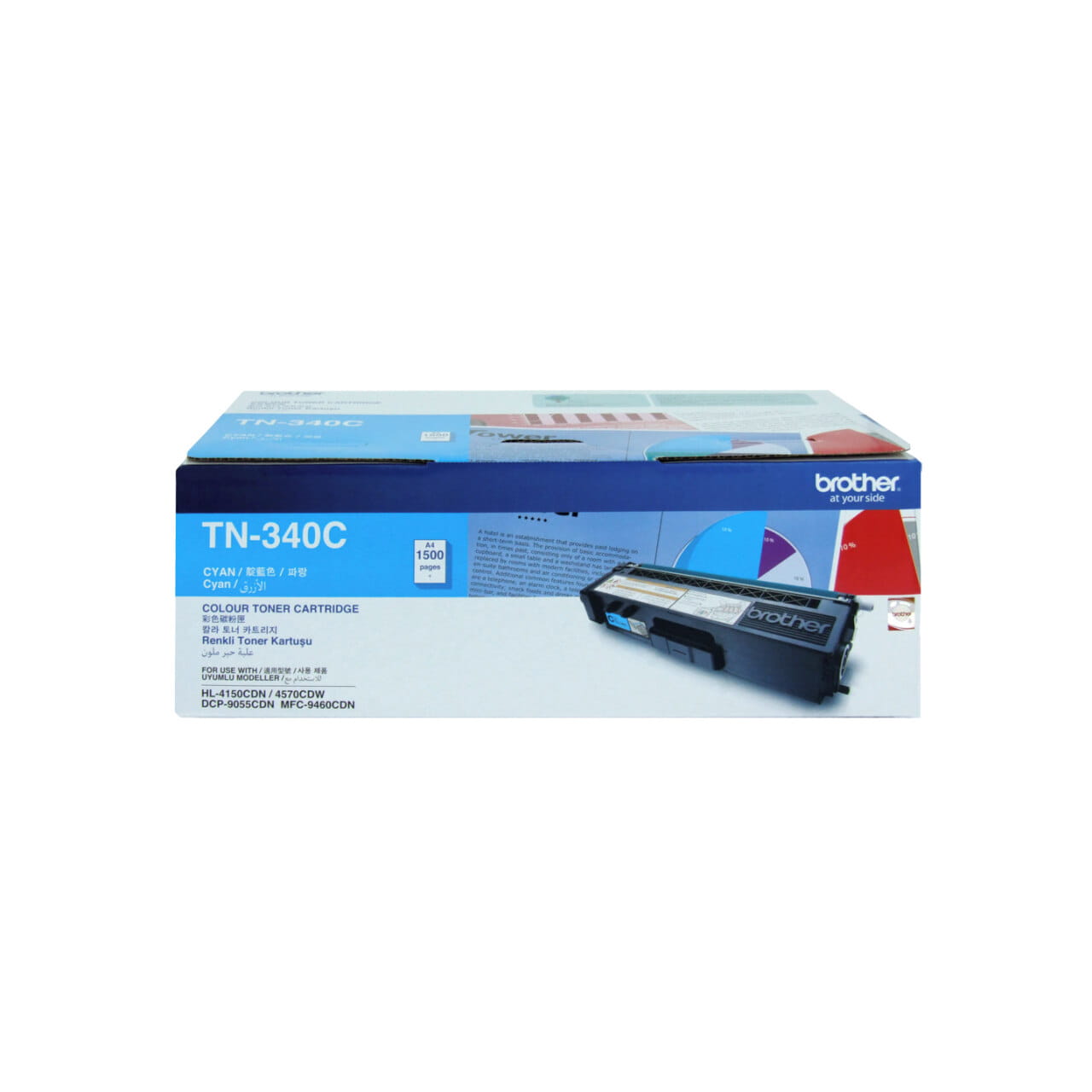 Brother TN-340C 碳粉盒 - 彩色激光