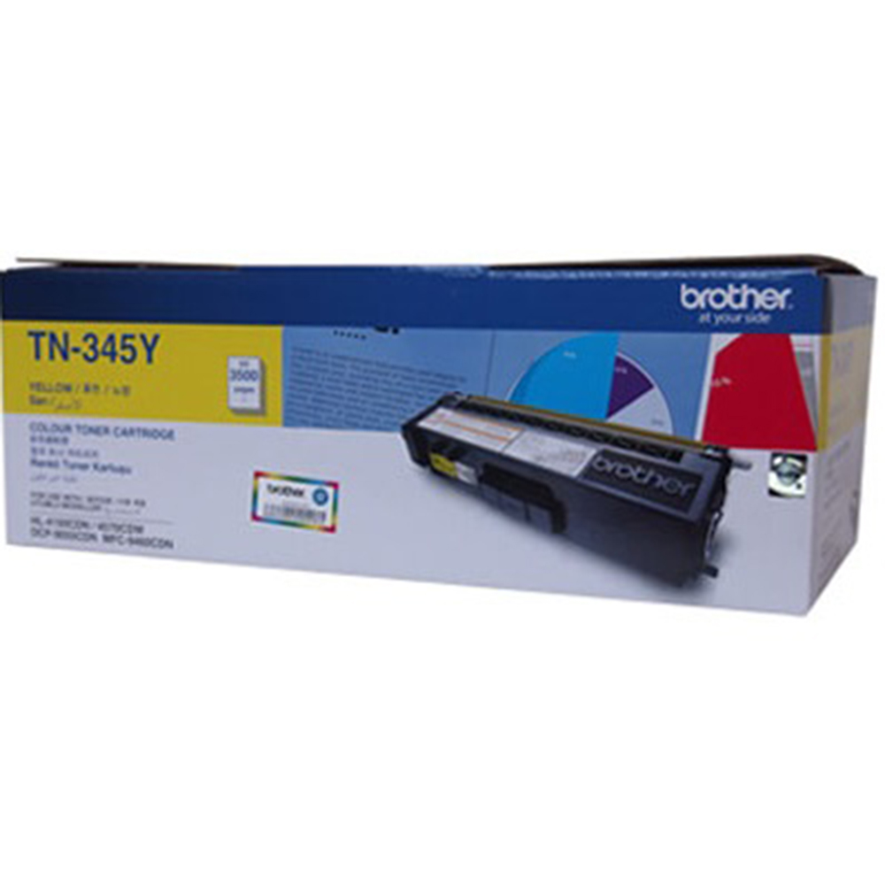 Brother TN-345Y Toner Cartridge - Colour Laser
