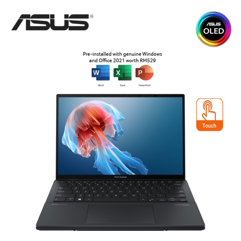 Asus Zenbook Duo 14 OLED UX8406M-APZ032WSM 14" 3K Touch Laptop Inkwell Gray ( CU7-155H, 32GB, 1TB, Intel Arc, W11, HS+M3...