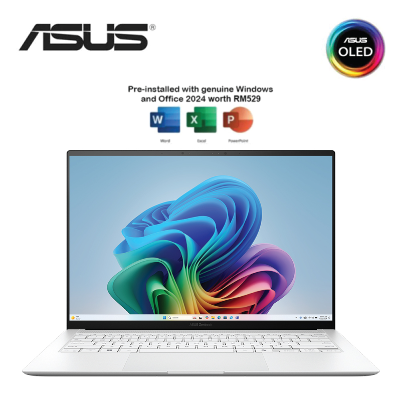 Asus ZenBook 14S OLED UX5406S-APV209WMS 14'' 3K Laptop ( CU7-258V, 32GB, 1TB SSD, Intel, W11, HS+M365 )