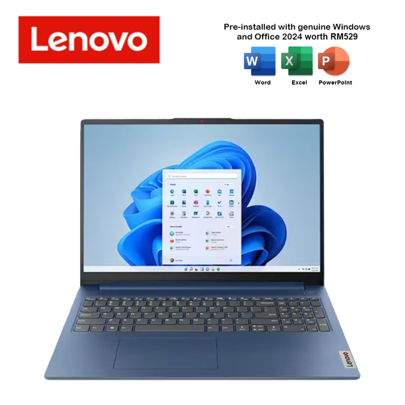 Lenovo IdeaPad Slim 3 15IAN8 82XB00FHMJ 15.6'' FHD Laptop Abyss Blue ( i3-N305, 8GB, 512GB SSD, Intel, W11, HS+M365 )