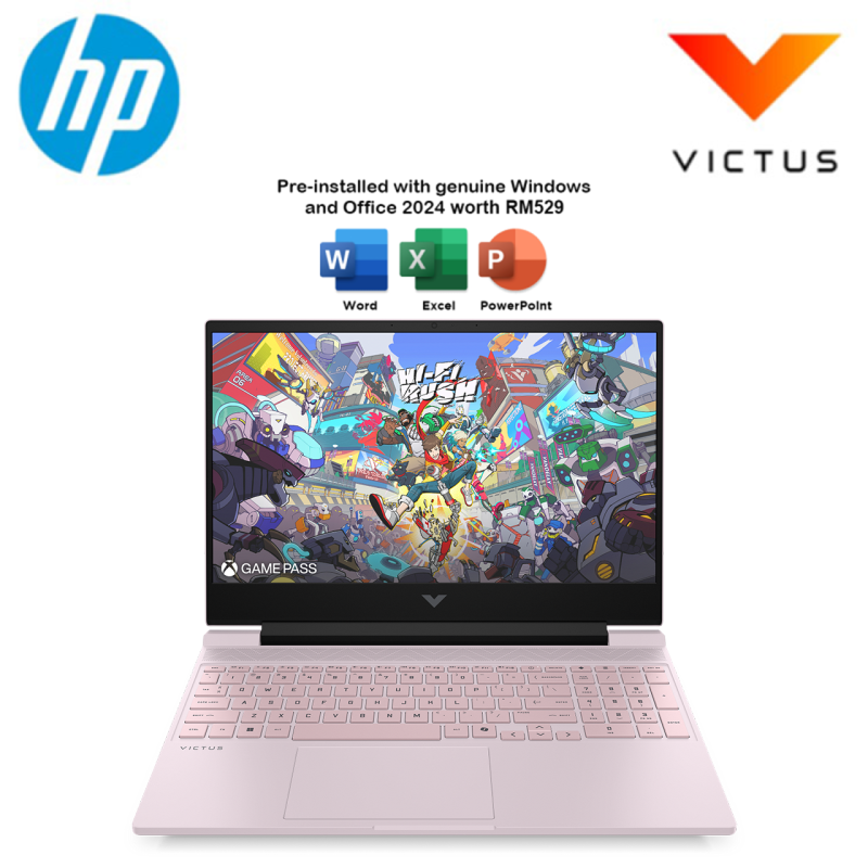 HP Victus 15-fa2607TX / 15-fa2608TX / 15-fa2609TX 15.6" FHD 144Hz Gaming Laptop ( i5-13420H, 16GB, 512GB, RTX3050, W11,...