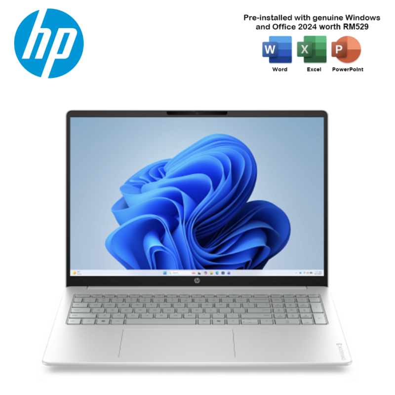 HP OmniBook 3 16-bs0048TU 16" 2K IPS Laptop ( CU5 325,16GB, 512GB SSD, Intel, W11, HS+M365 )