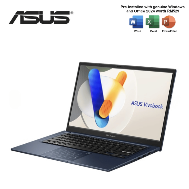 Asus Vivobook 14 A1404V-AEB261WSP / A1404V-AEB262WSP / A1404V-AEB263WSP 14" Laptop ( C5-120U, 8GB, 512GB, Intel, W11, HS...
