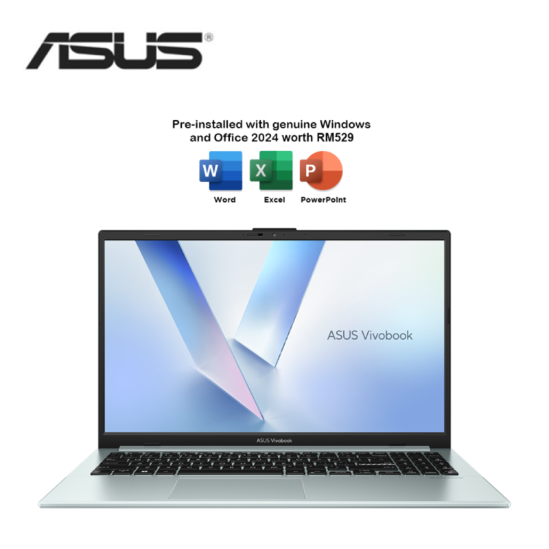 ASUS Vivobook Go 15 E1504F-ABQ040WSP/ E1504F-ABQ041WSP/ E1504F-ABQ042WSP 15.6" FHD Laptop (R3 30, 8GB, 256GB,W11, HS)
