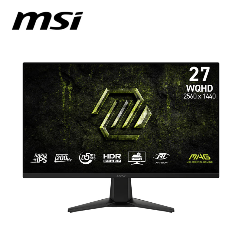 MSI MAG 275QF E20 27" WQHD 200Hz Gaming Monitor ( DP, HDMI, 3 Yrs Warranty )
