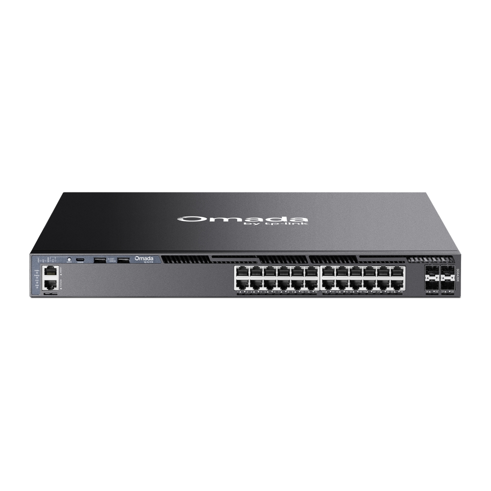 TP-Link Omada 24-Port Gigabit Stackable L3 Managed Switch with 4 10GE SFP+ Slots (SG6428X)