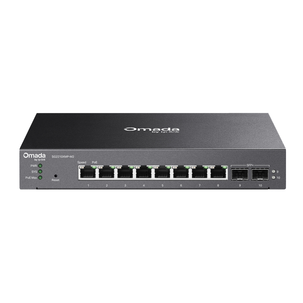 TP-Link Omada Smart Managed PoE Switch (SG2210XMP-M2)