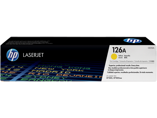 HP 126A Yellow Toner Cartridge (CE312A)