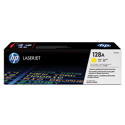 HP 128A Yellow Toner Cartridge (CE322A)