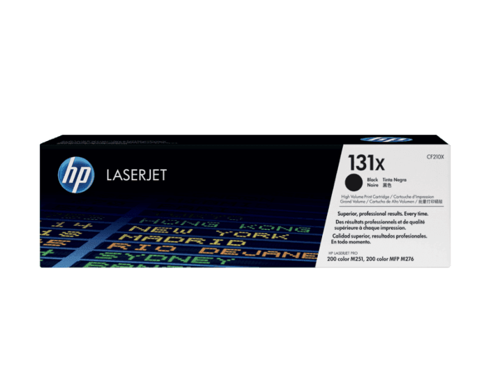 HP 131X Black Toner Cartridge (CF210X)