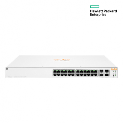 HPE Aruba Instant On 1930 24G Class4 PoE 2SFP 124W Switch (JL683A, 24Port, 10/100/1000 Ports, 128Gbps, 1.5MB)