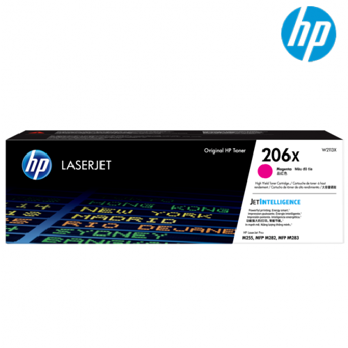HP 206X Magenta Color LaserJet Toner Cartridge (W2113X)