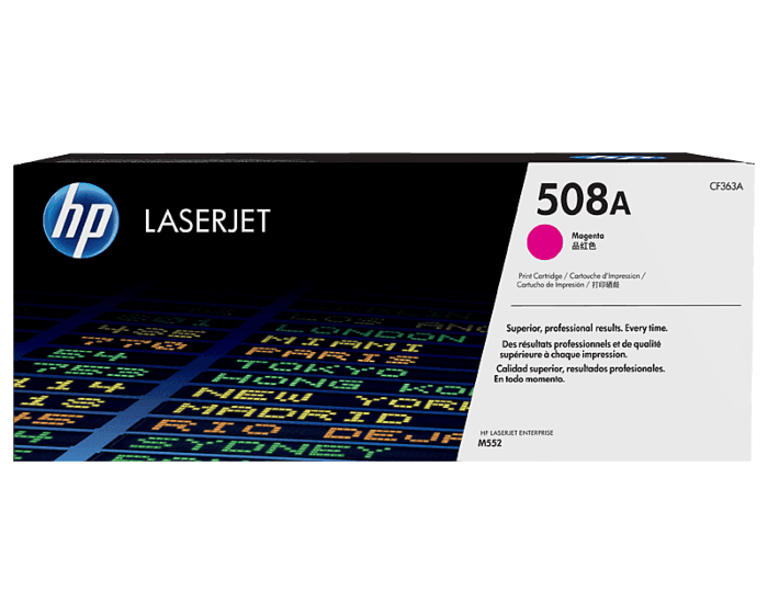 HP 508A Magenta Original LaserJet Toner Cartridge (CF363A)