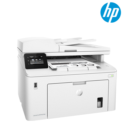 HP Mono LaserJet Pro MFP M227fdw Printer (G3Q75A) (Print, Scan, Copy, Fax, 28 ppm, 1200 x 1200 dpi, Auto Duplex)