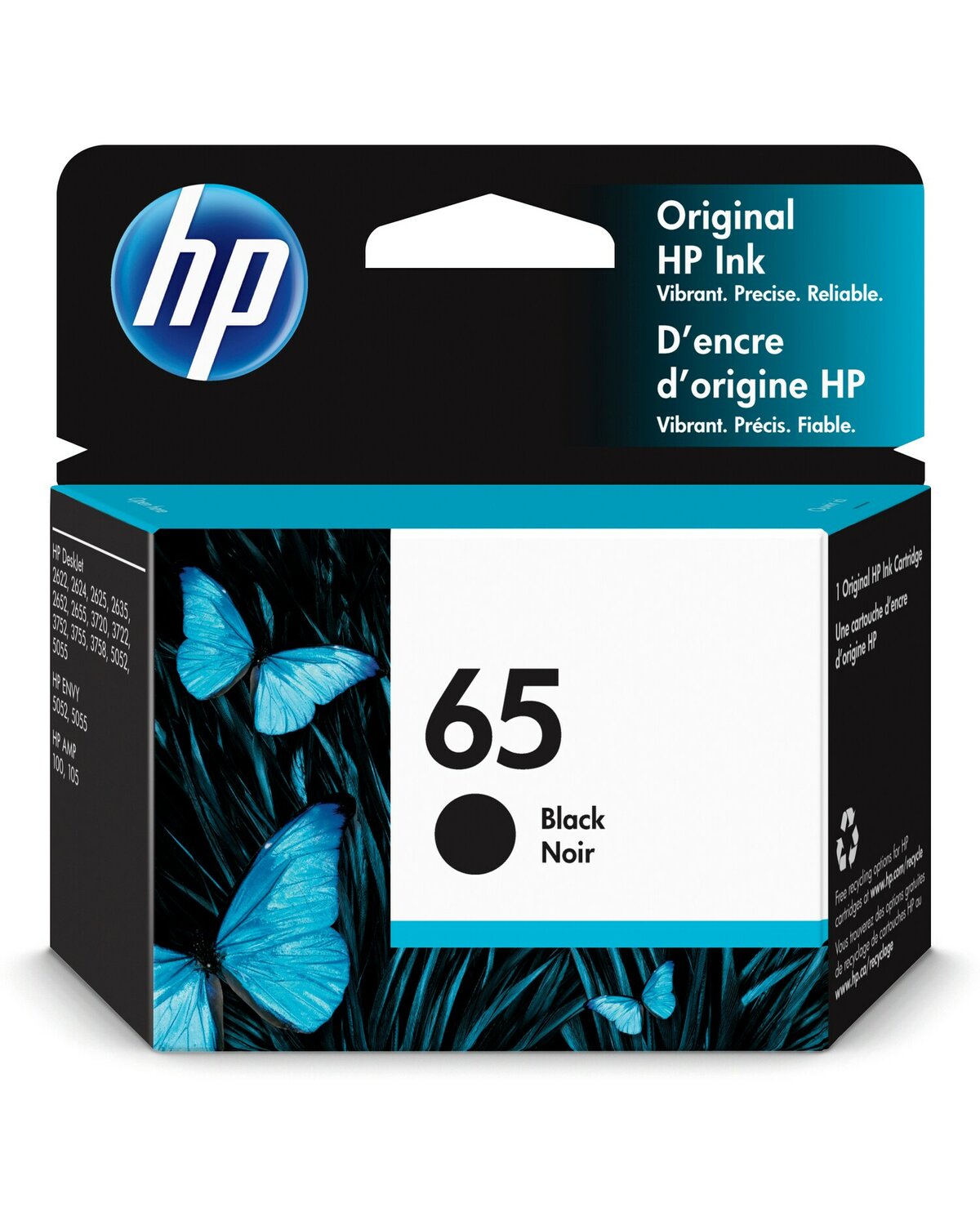 HP 65 Black Original Ink (N9K02AA)