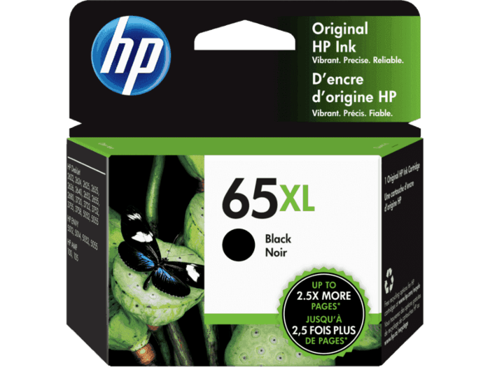 HP 65 XL Black Original Ink Cartridge (N9K04AA)