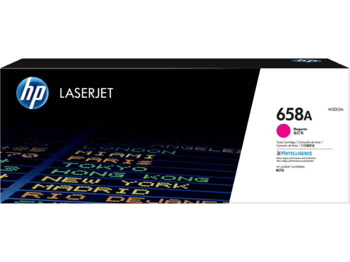 HP 658A Magenta LaserJet Toner Cartridge (W2003A)