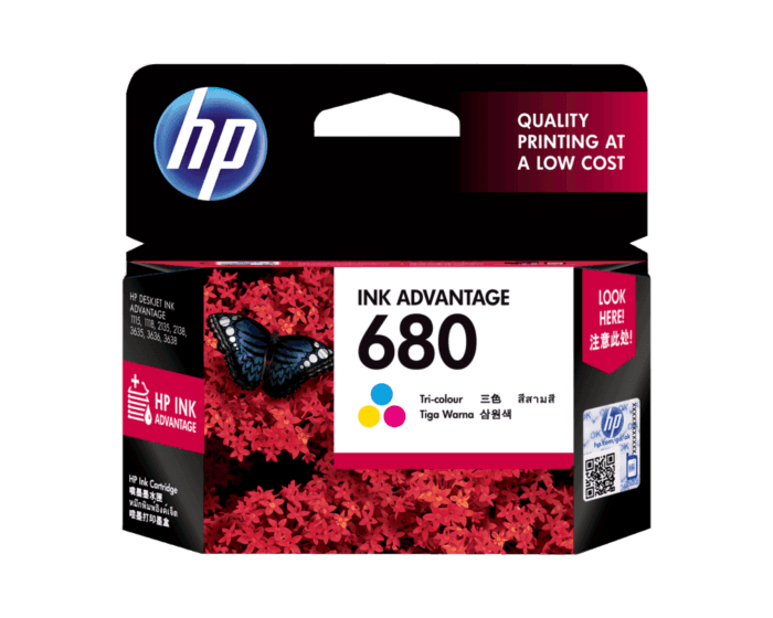 HP 680 Tri-color Original Ink Advantage Cartridge (F6V26AA)
