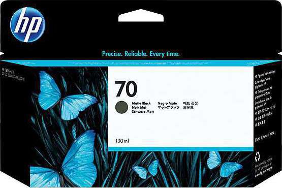 HP 70 Matte Black Ink Cartridge (C9448A)