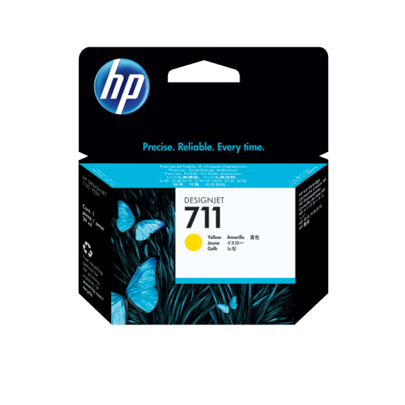HP 711 29-ml Yellow Ink Cartridge (CZ132A)