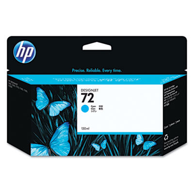 HP 72 Cyan Ink Cartridge 130ml (C9371A)
