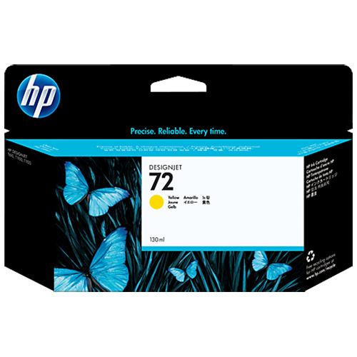 HP 72 Yellow Ink Cartridge 130ml (C9373A)