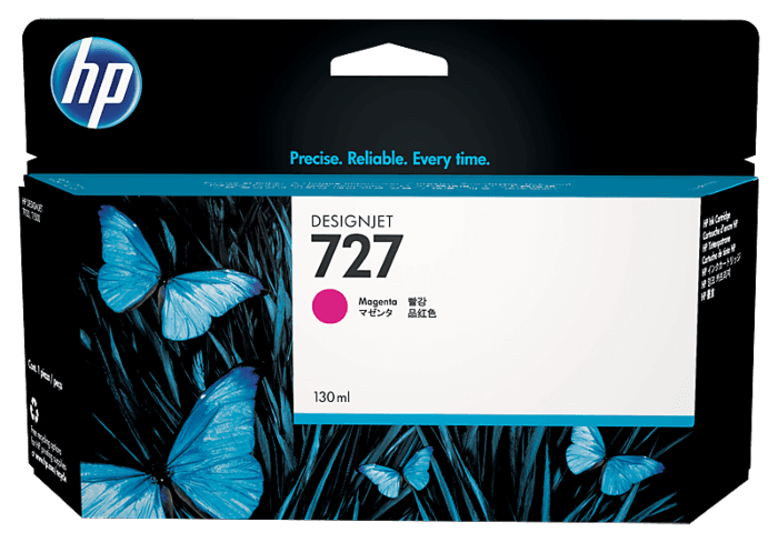 HP 727 130-ml Magenta Designjet Ink Cartridge (B3P20A)