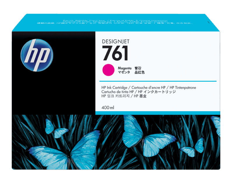 HP 761 400ml Magenta Ink Cartridge (CM993A)
